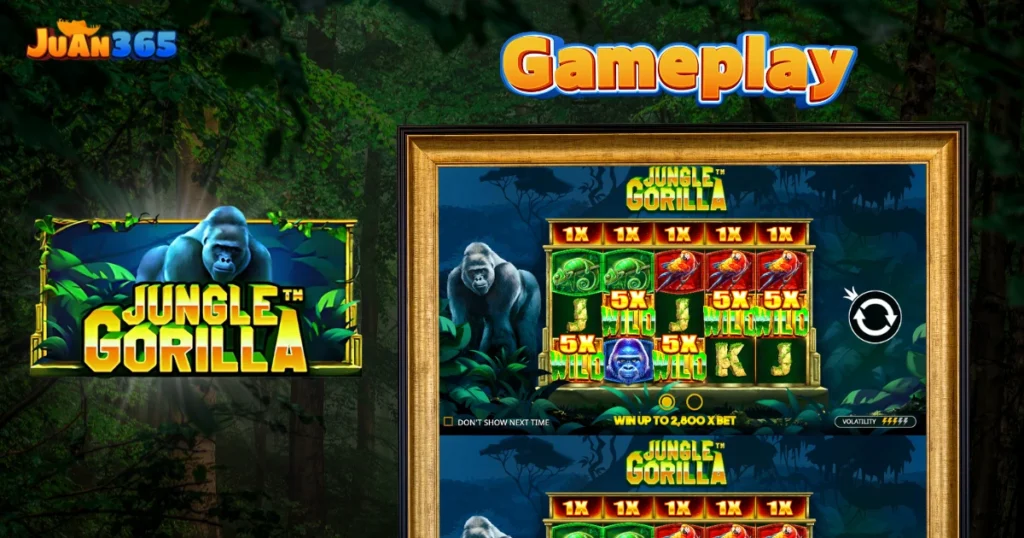 playing jungle gorilla at juan365