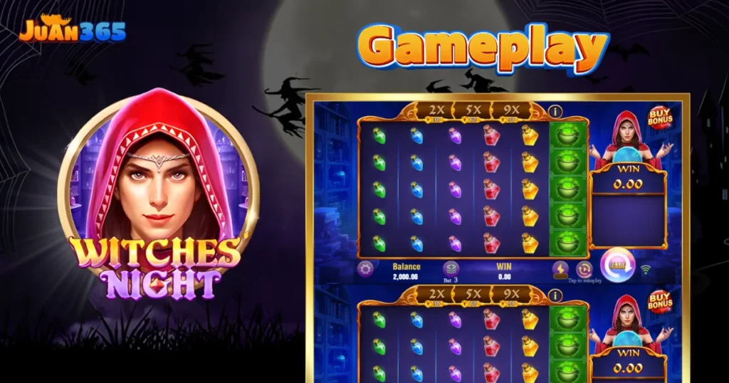 playing witches night at juan365