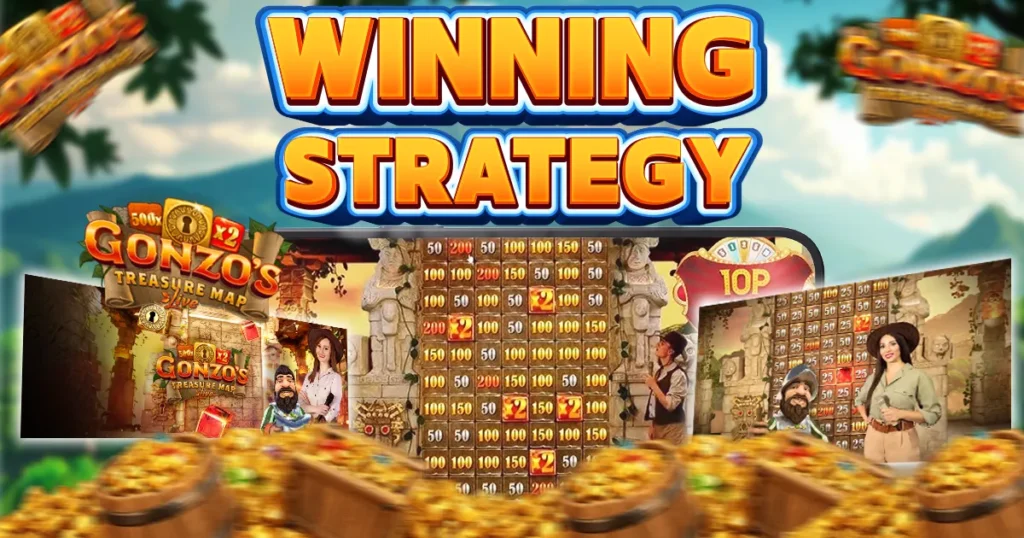 the gonzo’s treasure map live winning strategy.