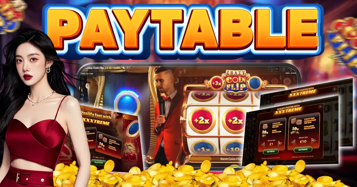crazy coin flip paytable 