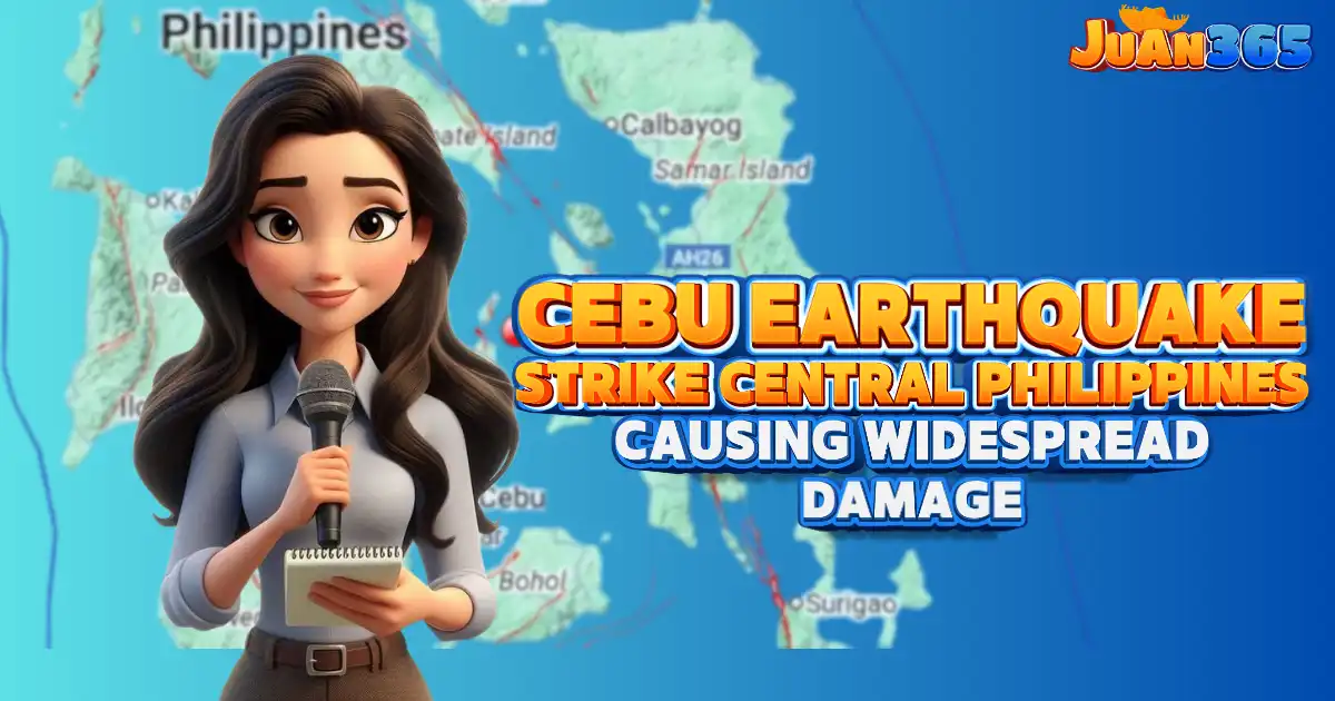 powerful cebu earthquake strikes central philippines, causing widespread damage
